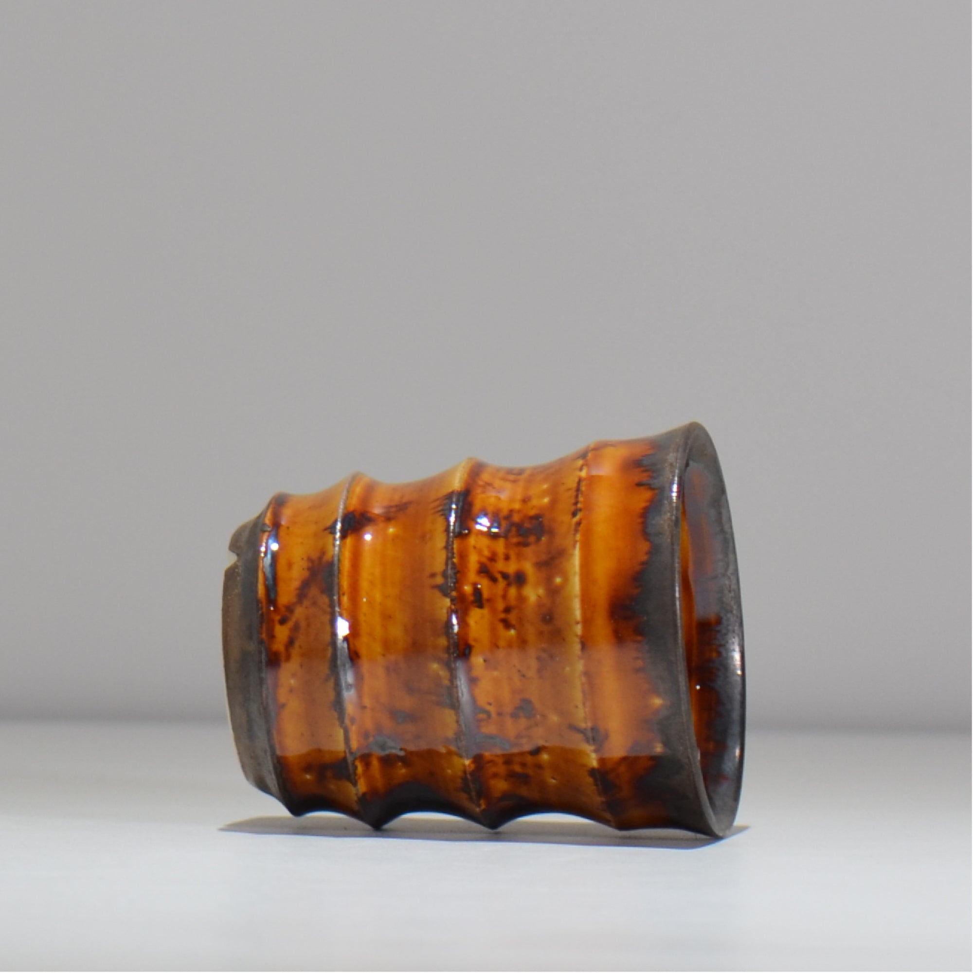 照鉢-terrace cotta- / kohaku no ne / tc4_ko02_xs / 約7.5cm × 植木鉢