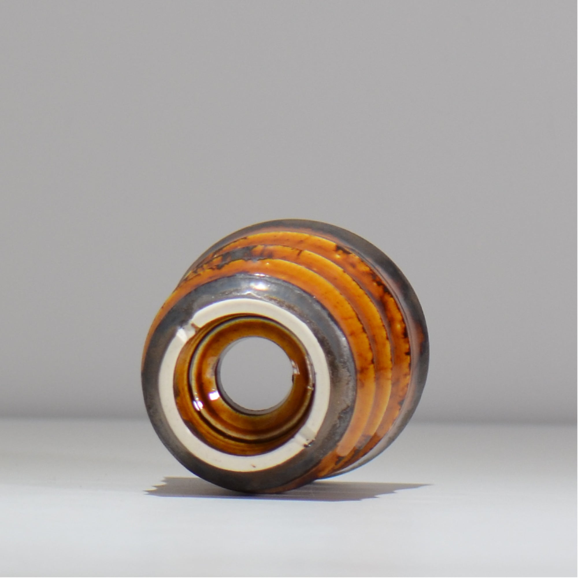 照鉢-terrace cotta- / kohaku no ne / tc4_ko02_xs / 約7.5cm × 植木鉢