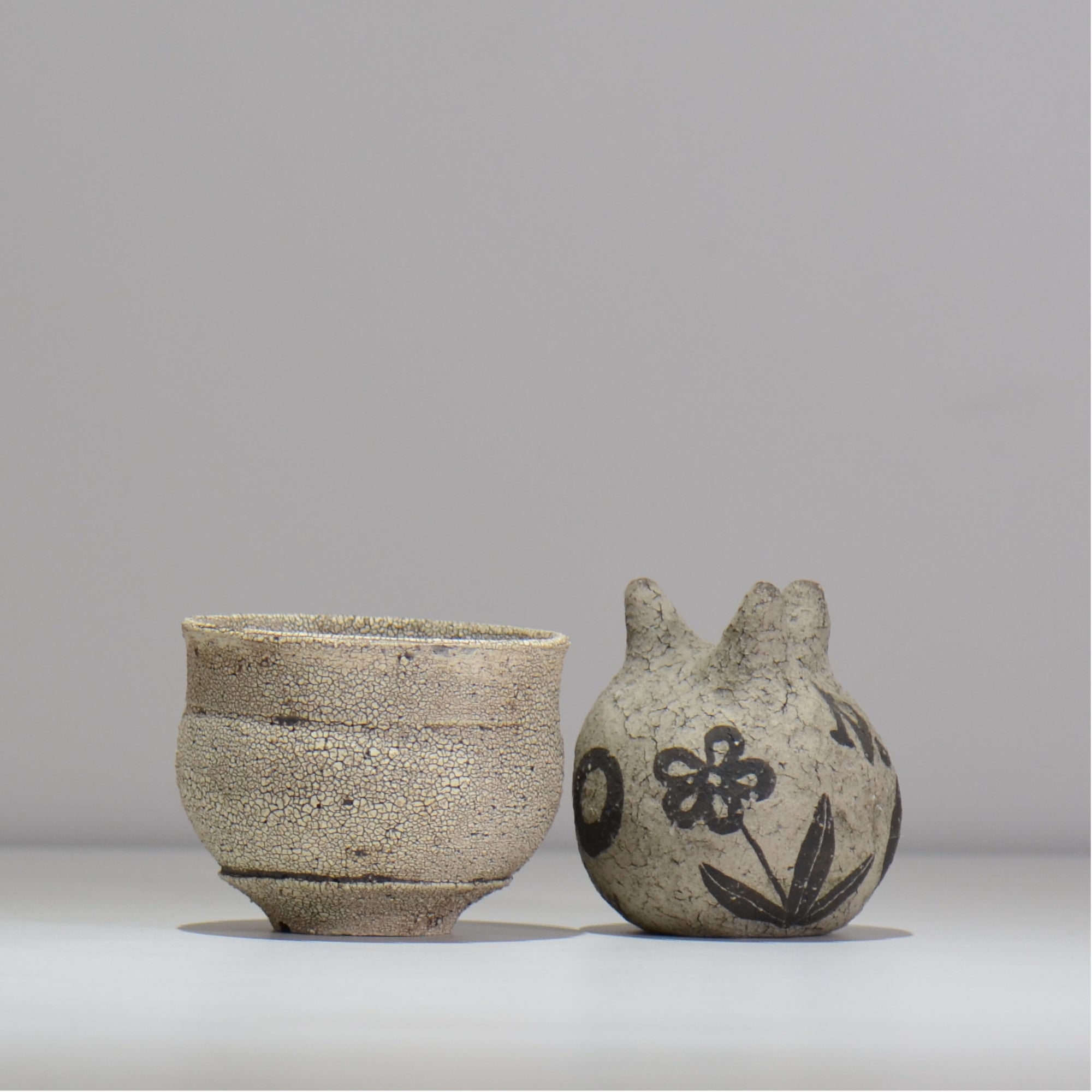 照鉢-terrace cotta- / waste land / tc4_wl03_s / 約9cm × 植木鉢