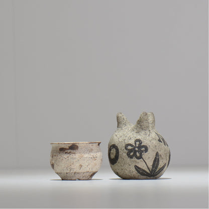 照鉢-terrace cotta- / ALBION / tc_2_xs / 約6.2cm × 植木鉢