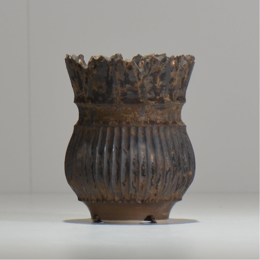 陶房Kibi / CROWN VARZ / tk1_cr01_s / 約 φ9cm / 植木鉢