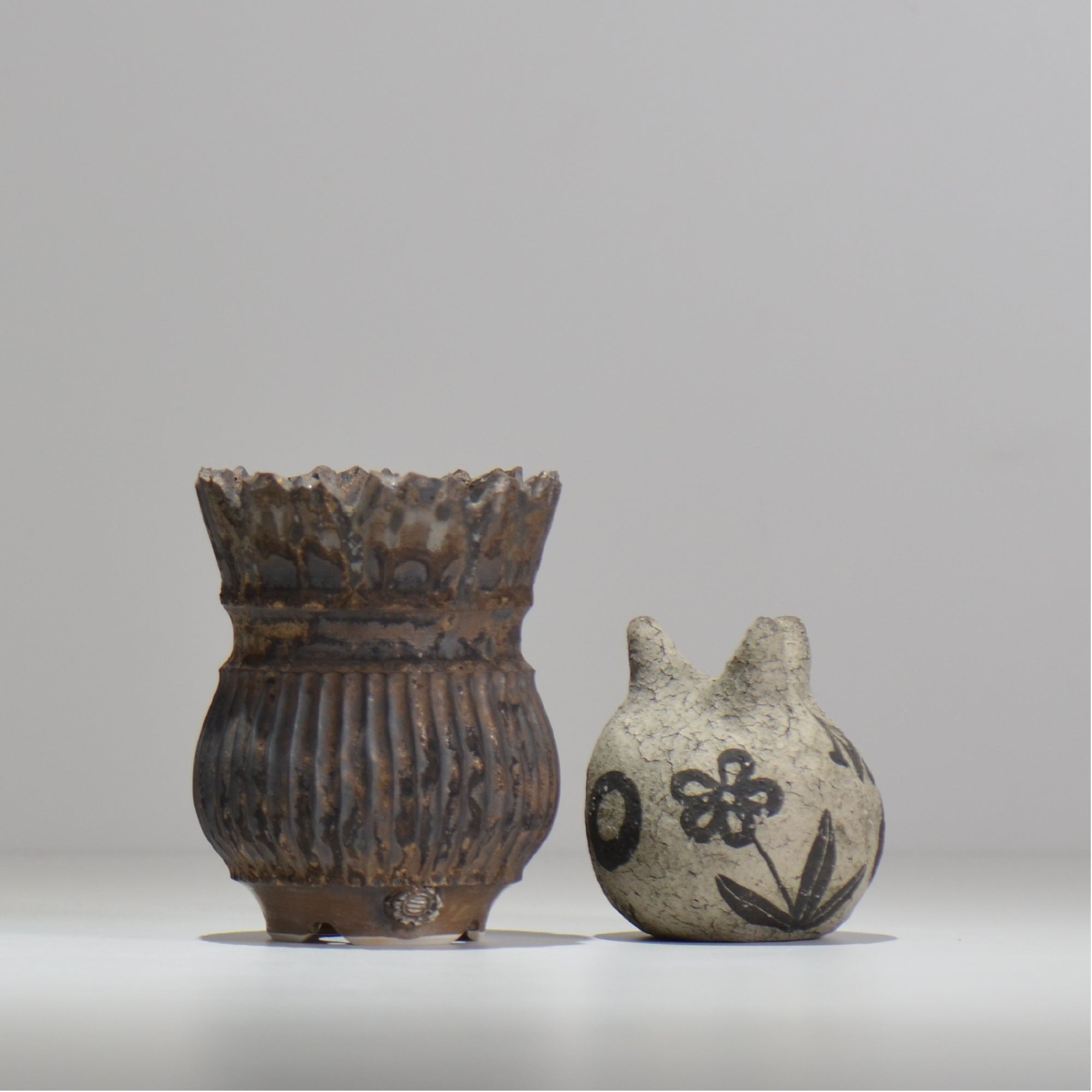 陶房Kibi / CROWN VARZ / tk1_cr01_s / 約 φ9cm / 植木鉢