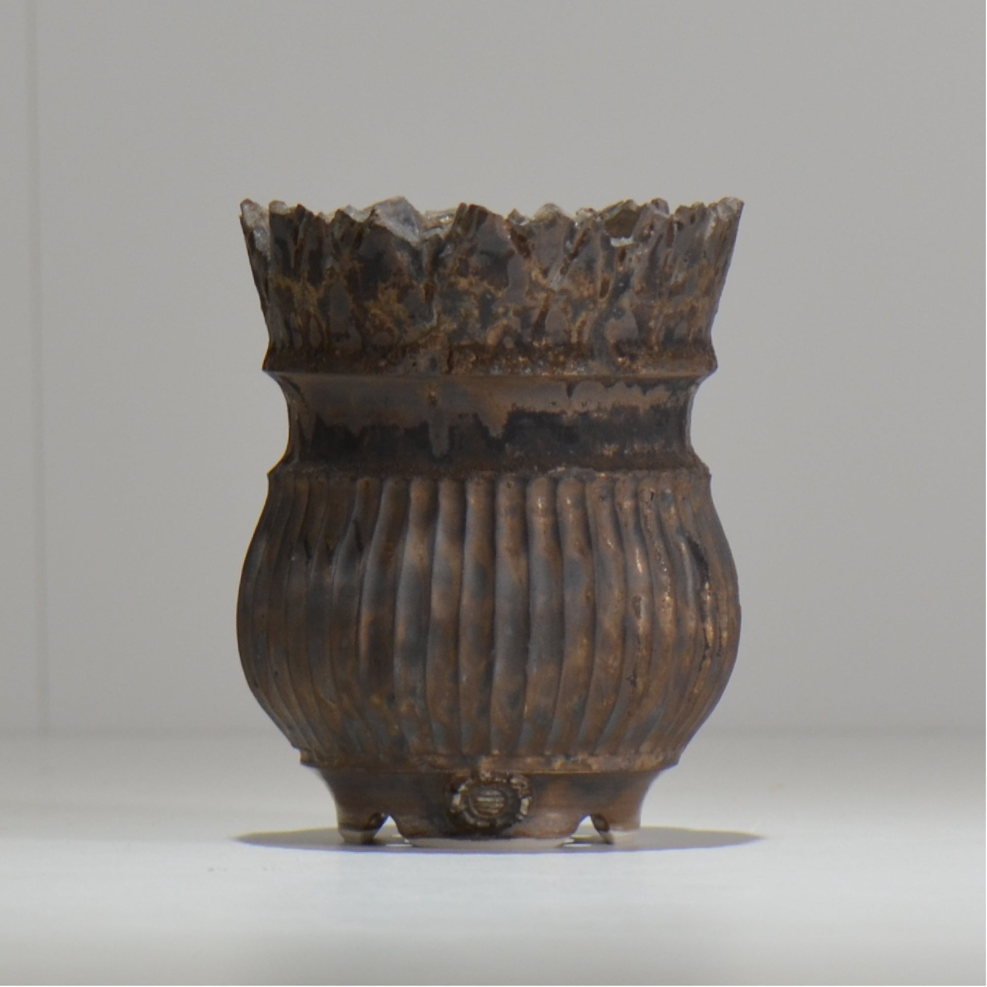 陶房Kibi / CROWN VARZ/ tk1_cr02_s / 約 φ9cm / 植木鉢