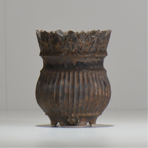 陶房Kibi / CROWN VARZ/ tk1_cr02_s / 約 φ9cm / 植木鉢