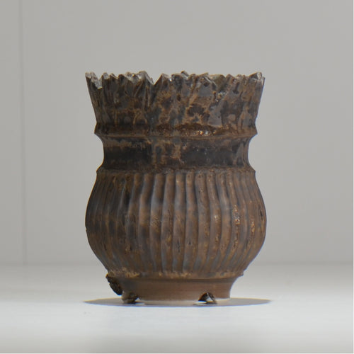 陶房Kibi / CROWN VARZ/ tk1_cr02_s / 約 φ9cm / 植木鉢