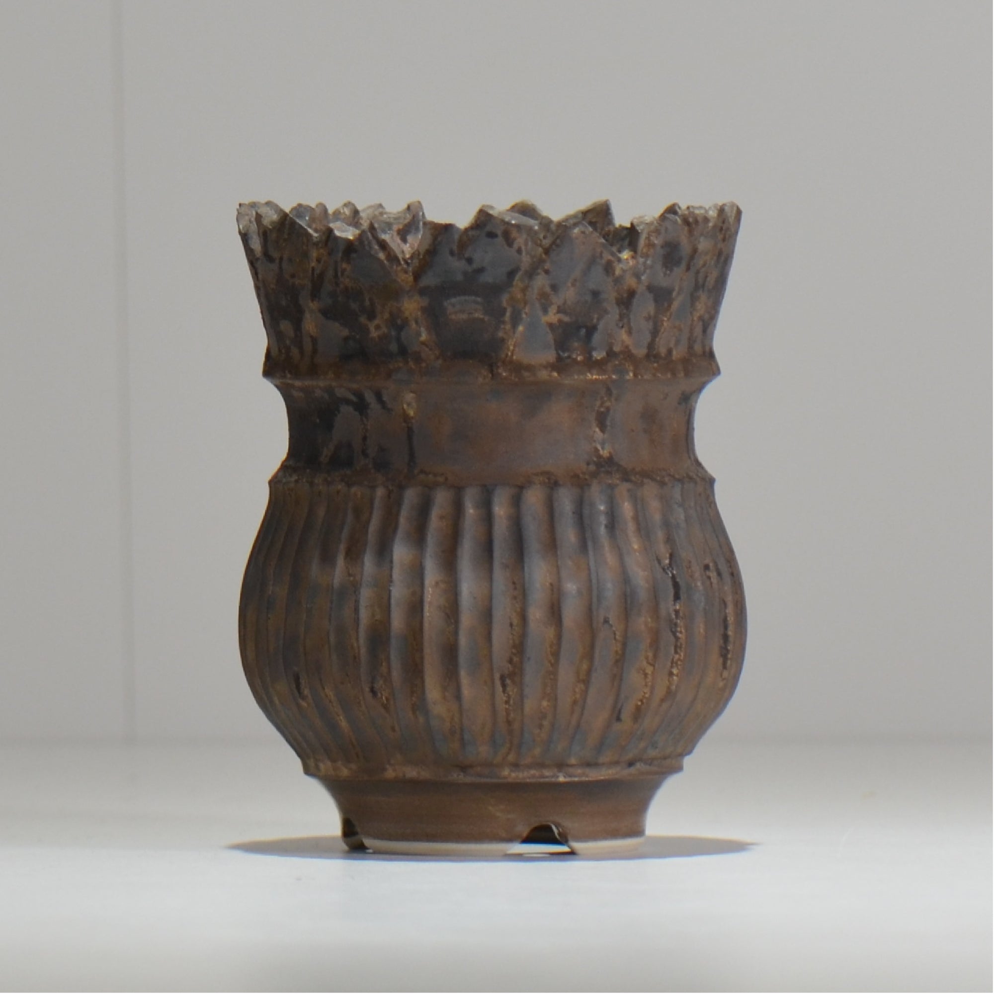 陶房Kibi / CROWN VARZ/ tk1_cr02_s / 約 φ9cm / 植木鉢