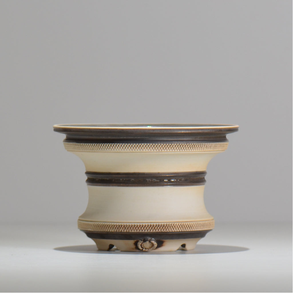 陶房Kibi / roulette / tk1_ro01_m / 約 φ14.7cm / 植木鉢