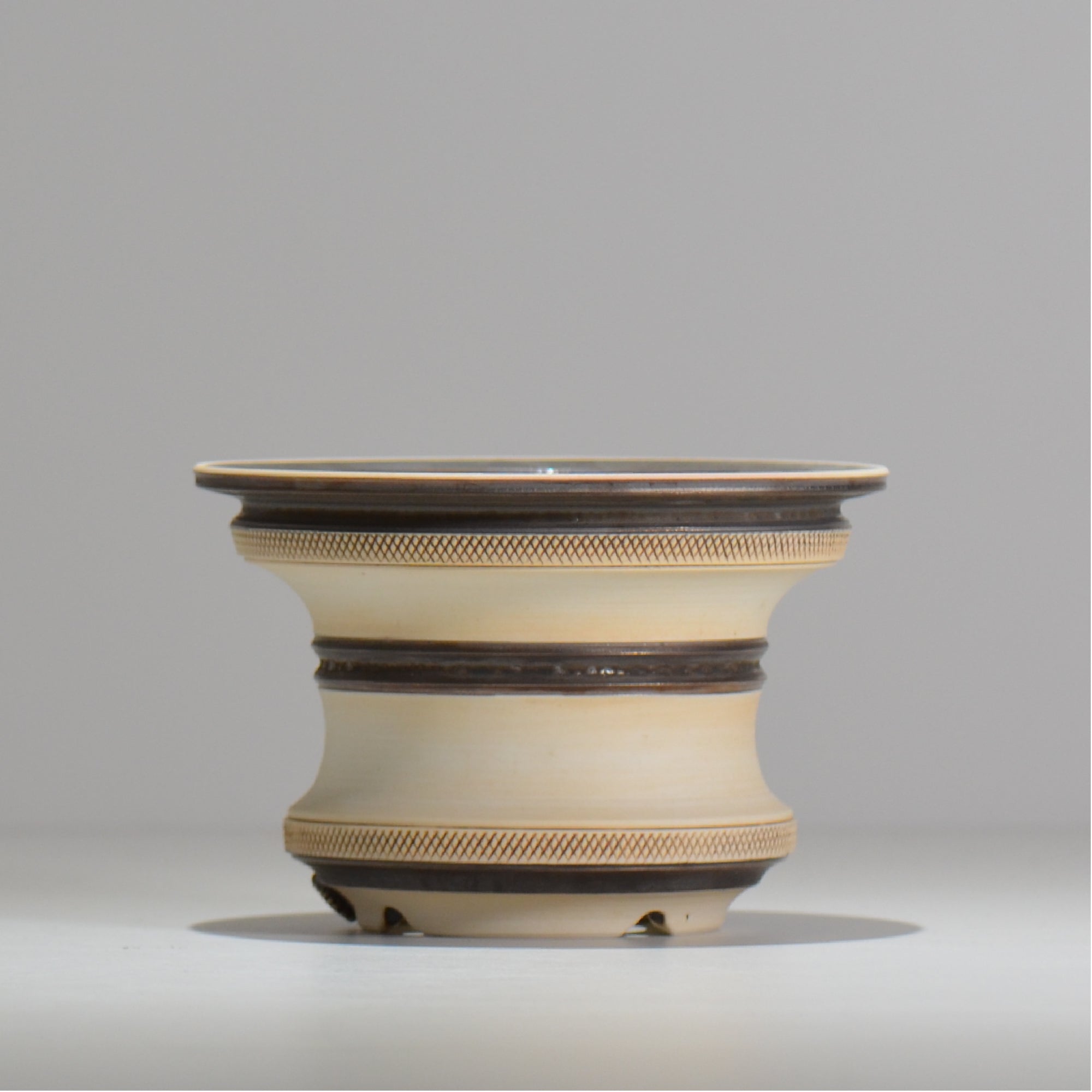 陶房Kibi / roulette / tk1_ro01_m / 約 φ14.7cm / 植木鉢