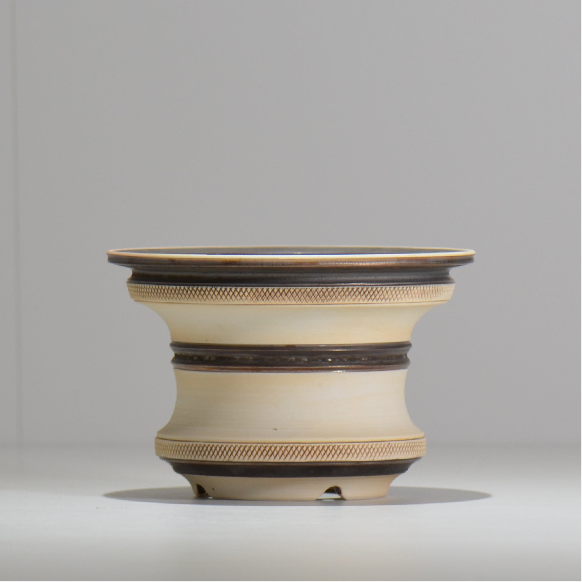 陶房Kibi / roulette / tk1_ro01_m / 約 φ14.7cm / 植木鉢