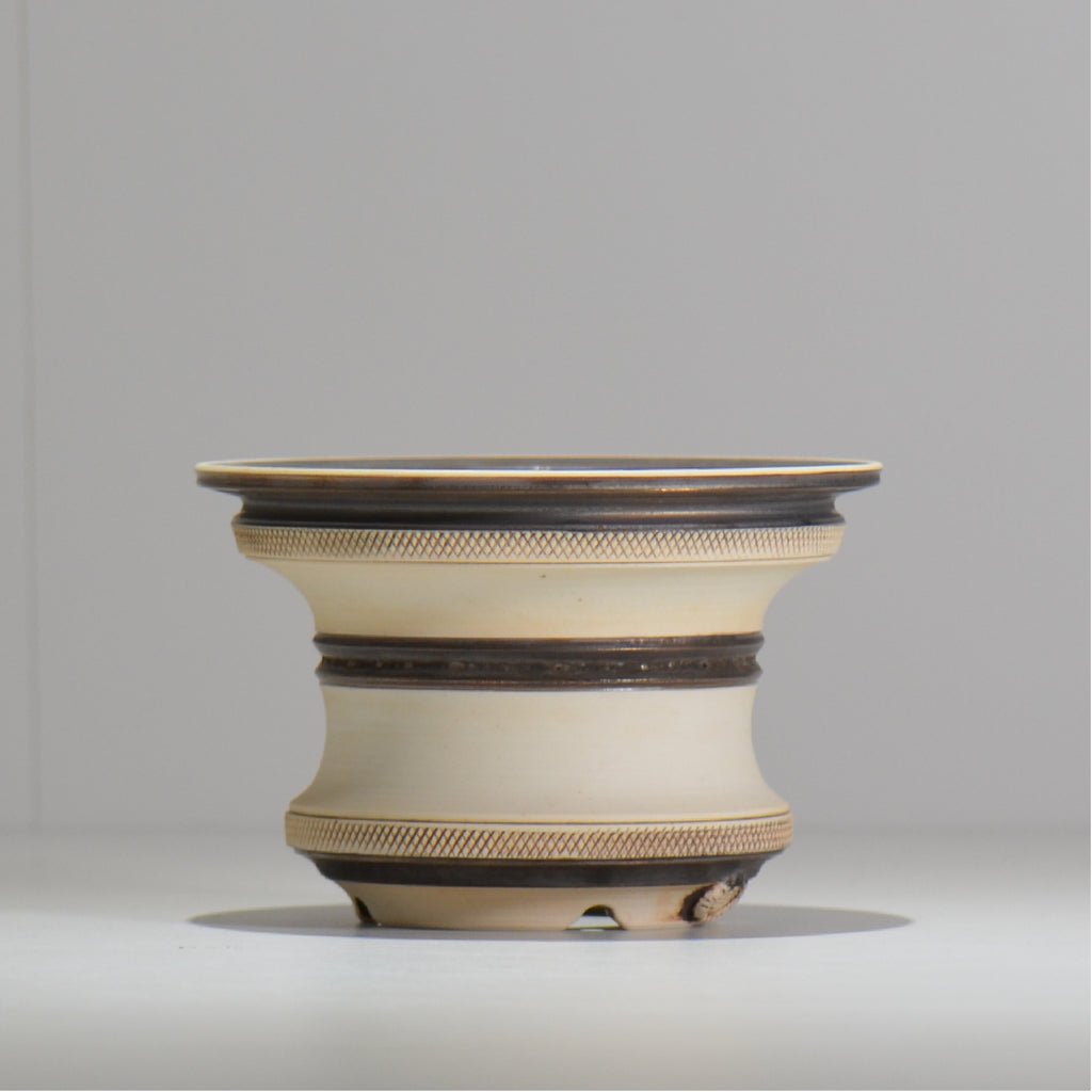 陶房Kibi / roulette / tk1_ro01_m / 約 φ14.7cm / 植木鉢