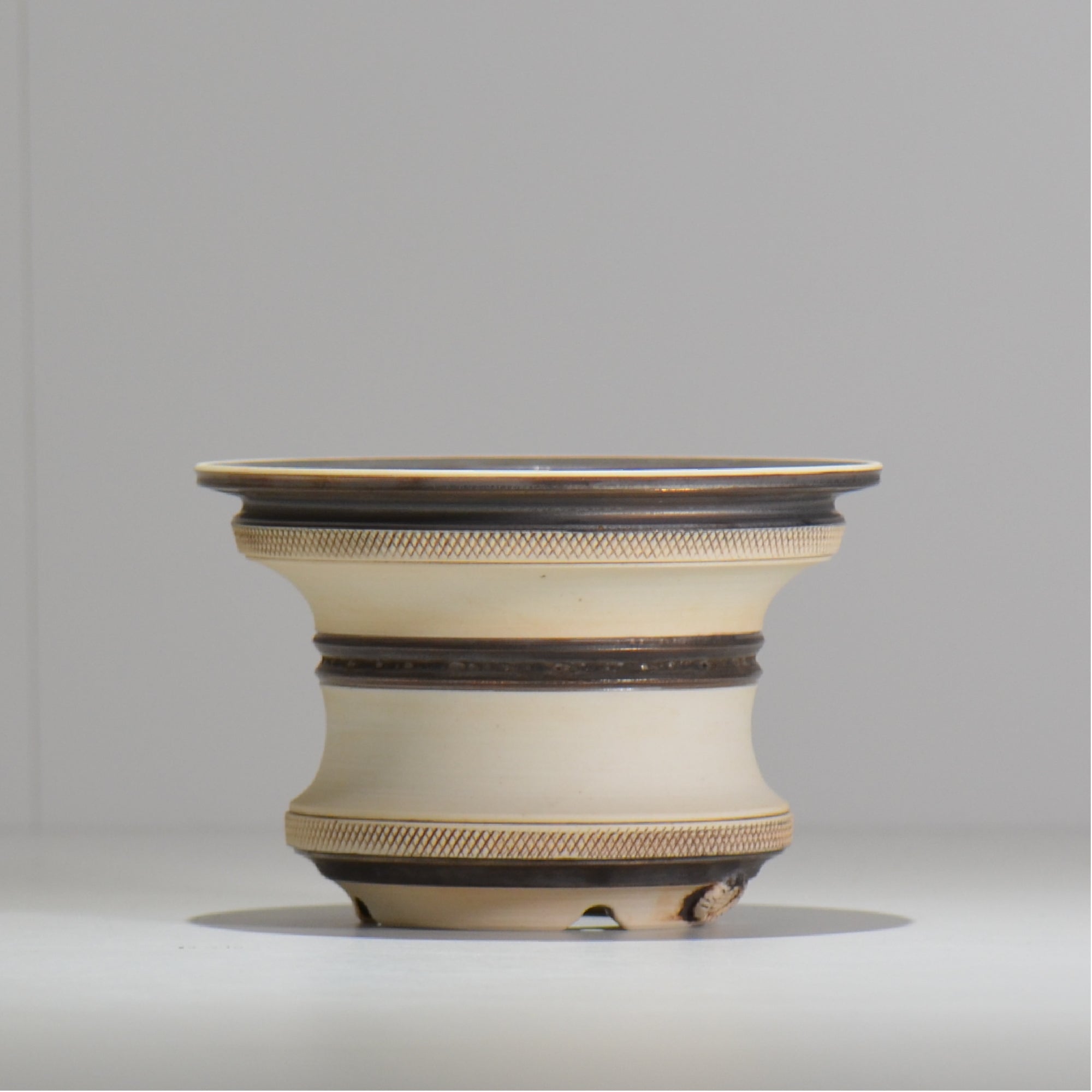 陶房Kibi / roulette / tk1_ro01_m / 約 φ14.7cm / 植木鉢