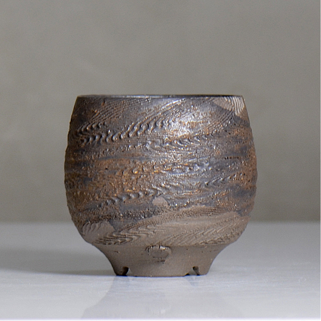 陶房KIBI  / 金泥  /  tk2_kd01_s / 約 φ9.3cm / 植木鉢