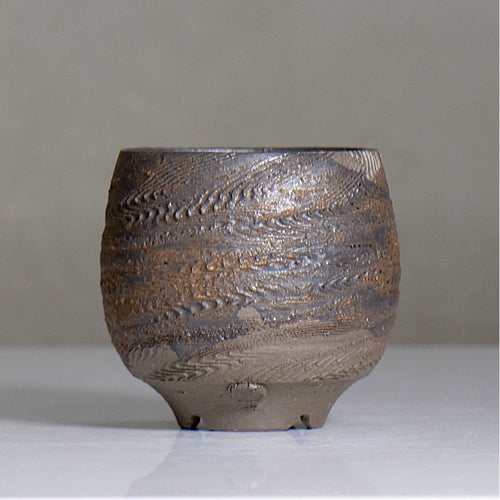 陶房KIBI  / 金泥  /  tk2_kd01_s / 約 φ9.3cm / 植木鉢