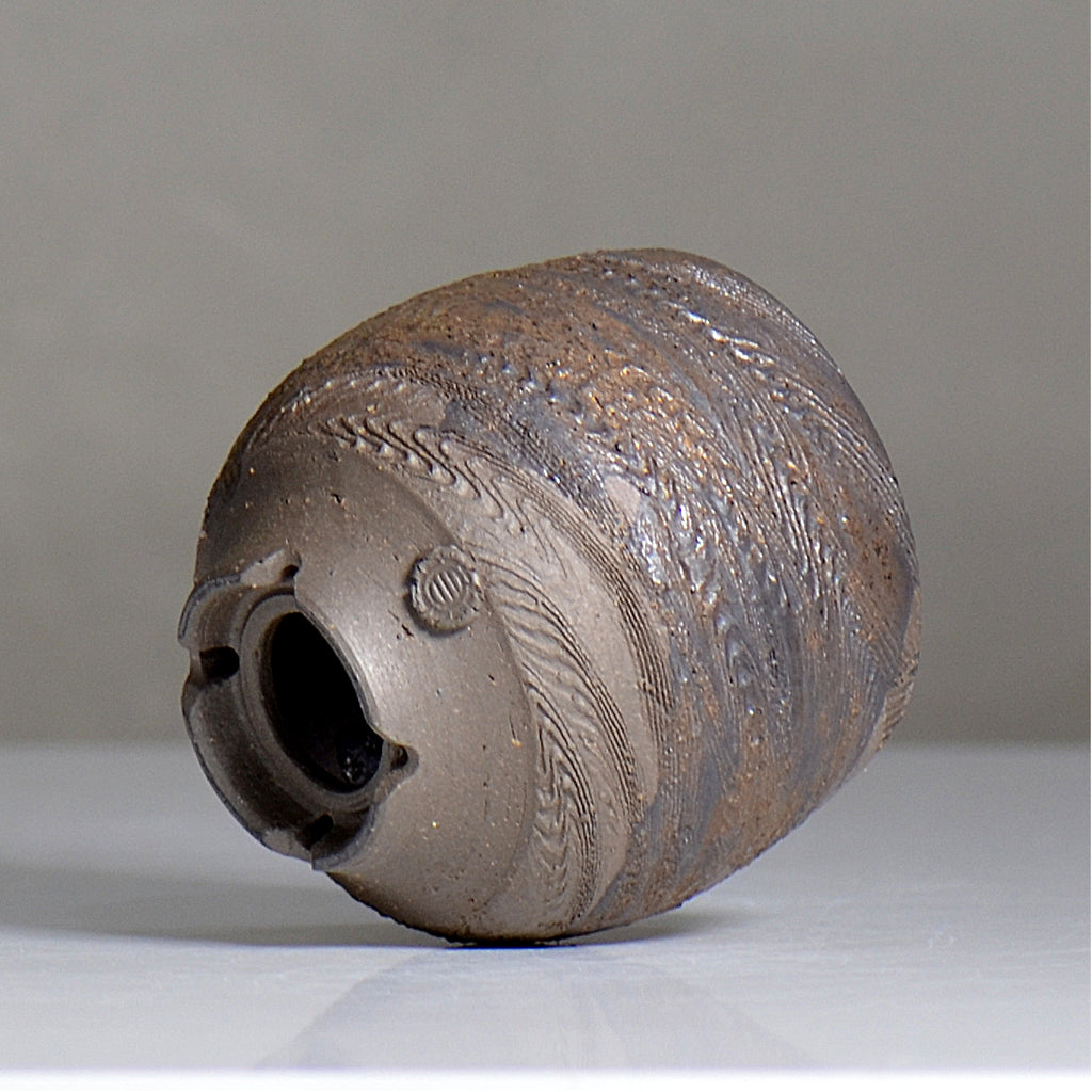 陶房KIBI  / 金泥  /  tk2_kd01_s / 約 φ9.3cm / 植木鉢