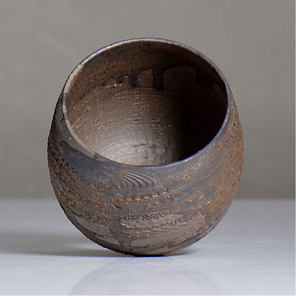 陶房KIBI  / 金泥  /  tk2_kd01_s / 約 φ9.3cm / 植木鉢