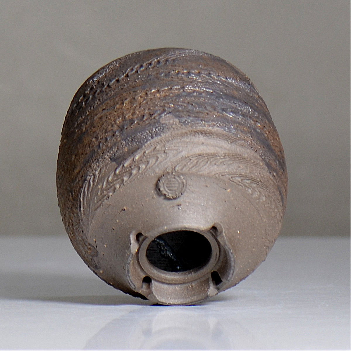 陶房KIBI  / 金泥  /  tk2_kd01_s / 約 φ9.3cm / 植木鉢