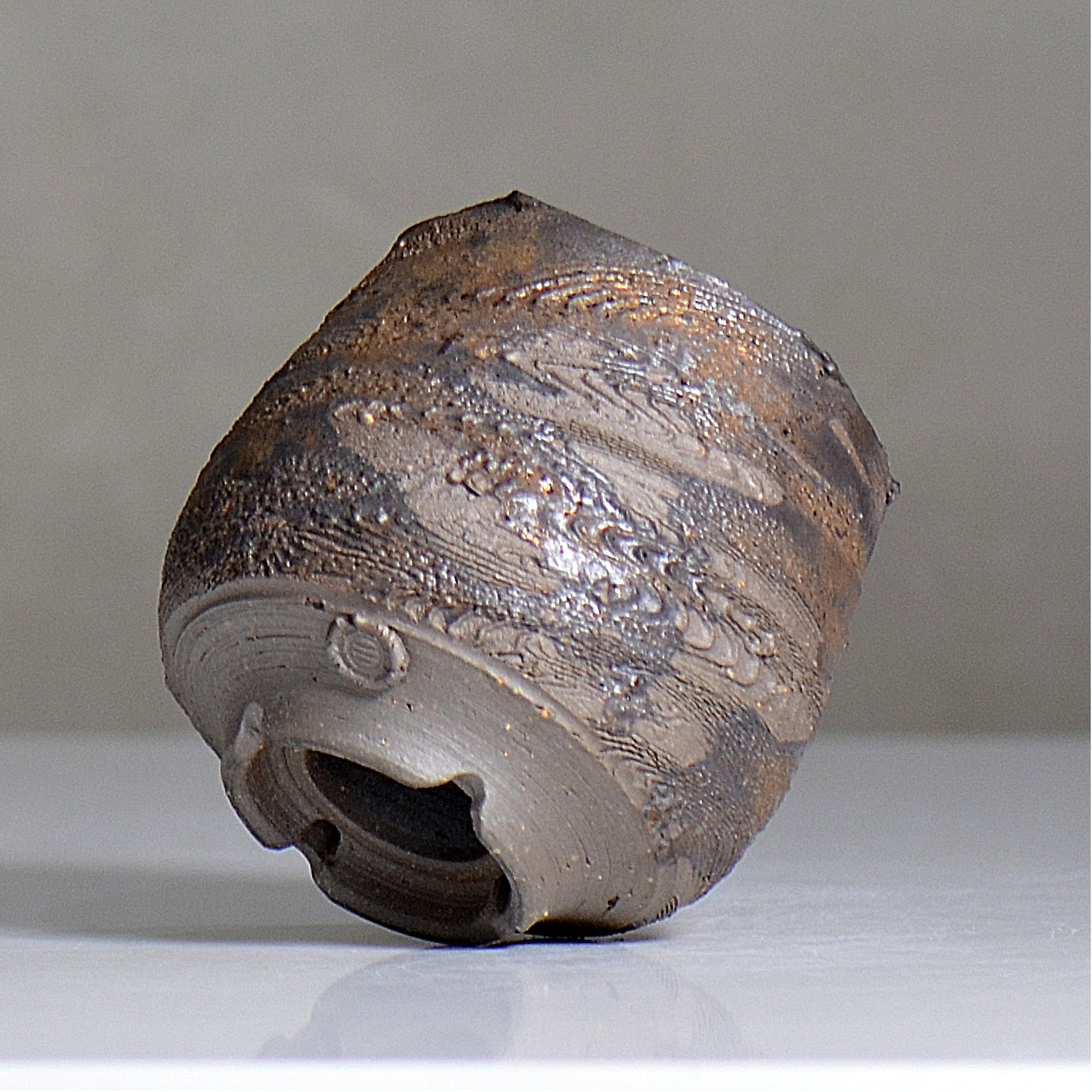 陶房KIBI  / 金泥  /  tk2_kd02_s / 約 φ9cm / 植木鉢