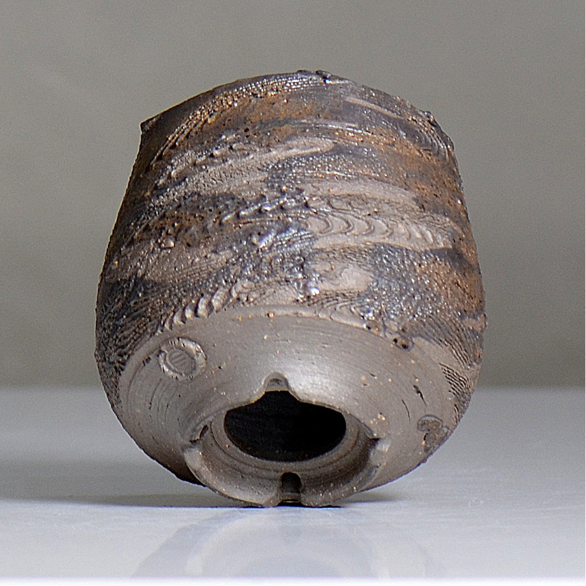 陶房KIBI  / 金泥  /  tk2_kd02_s / 約 φ9cm / 植木鉢