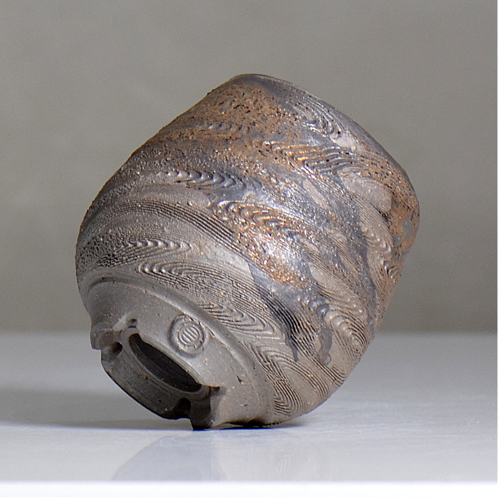陶房KIBI  / 金泥  /  tk2_kd03_xs / 約 φ8.5cm / 植木鉢