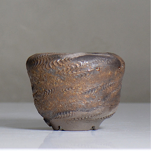 陶房KIBI  / 金泥  /  tk2_kd04_s / 約 φ11.5cm / 植木鉢