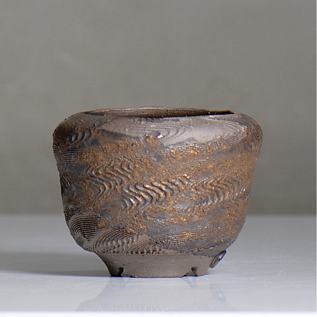 陶房KIBI  / 金泥  /  tk2_kd04_s / 約 φ11.5cm / 植木鉢