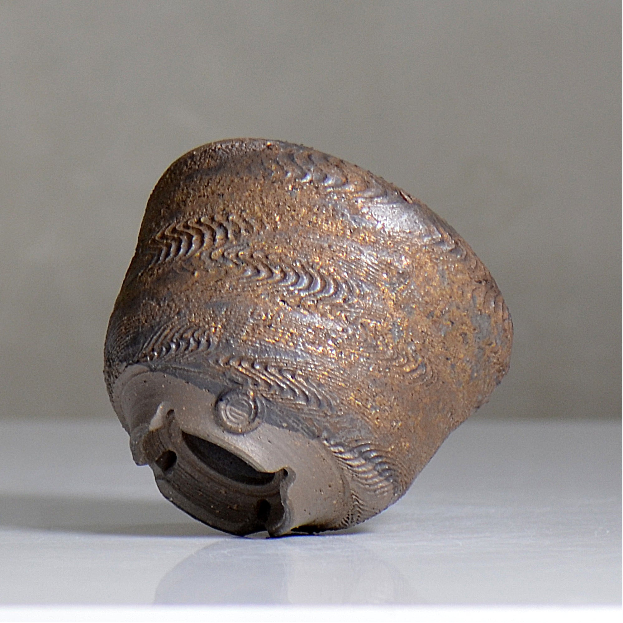 陶房KIBI  / 金泥  /  tk2_kd04_s / 約 φ11.5cm / 植木鉢
