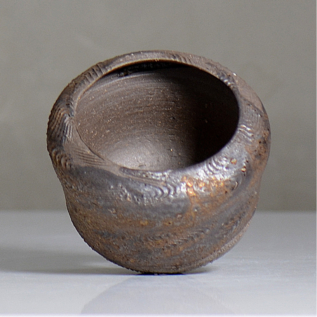 陶房KIBI  / 金泥  /  tk2_kd04_s / 約 φ11.5cm / 植木鉢