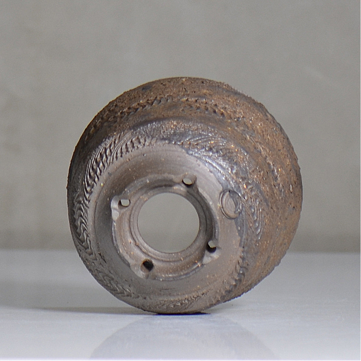 陶房KIBI  / 金泥  /  tk2_kd04_s / 約 φ11.5cm / 植木鉢