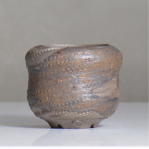 陶房KIBI  / 金泥  /  tk2_kd05_s / 約 φ11.7cm / 植木鉢