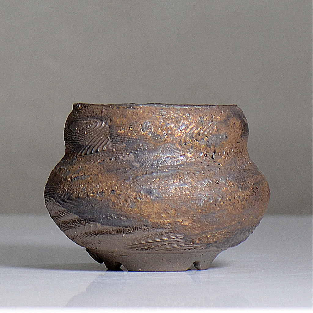 陶房KIBI  / 金泥  /  tk2_kd06_s / 約 φ9.3cm / 植木鉢