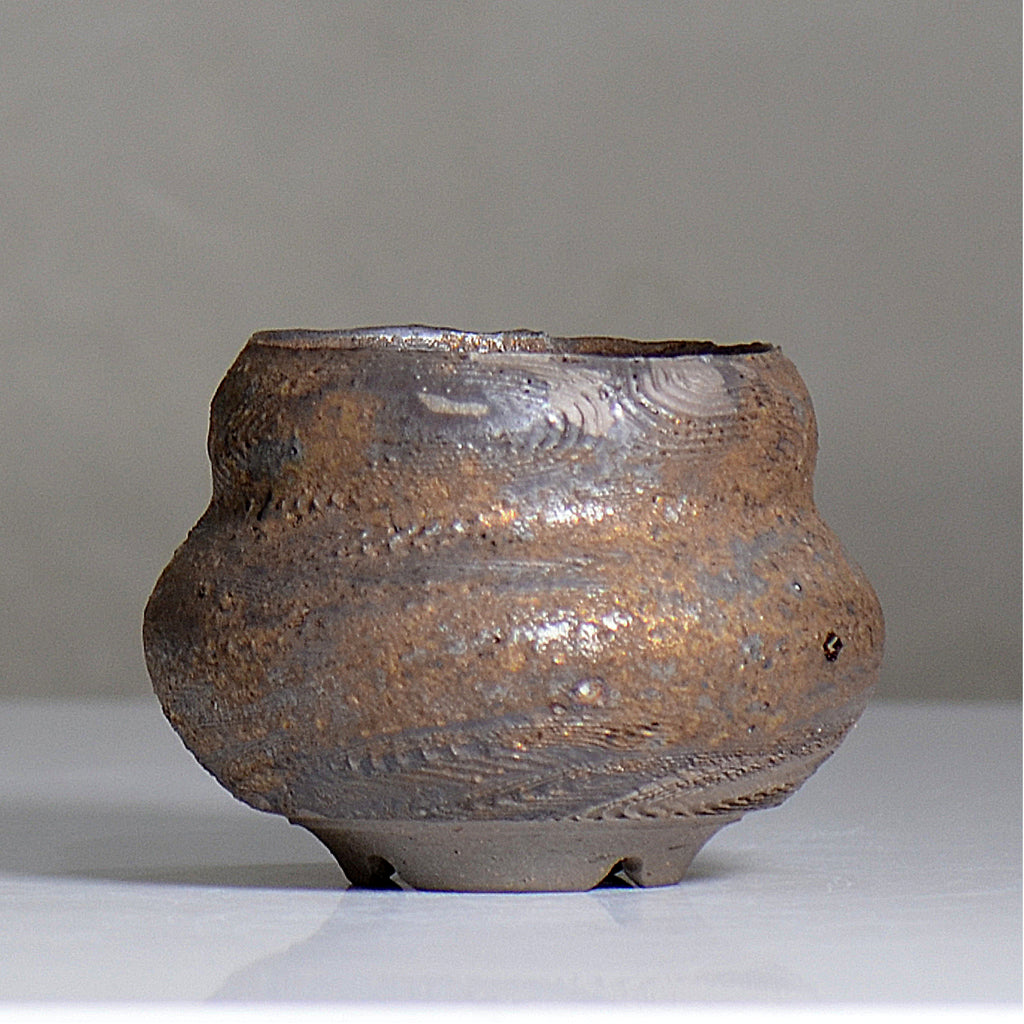陶房KIBI  / 金泥  /  tk2_kd06_s / 約 φ9.3cm / 植木鉢