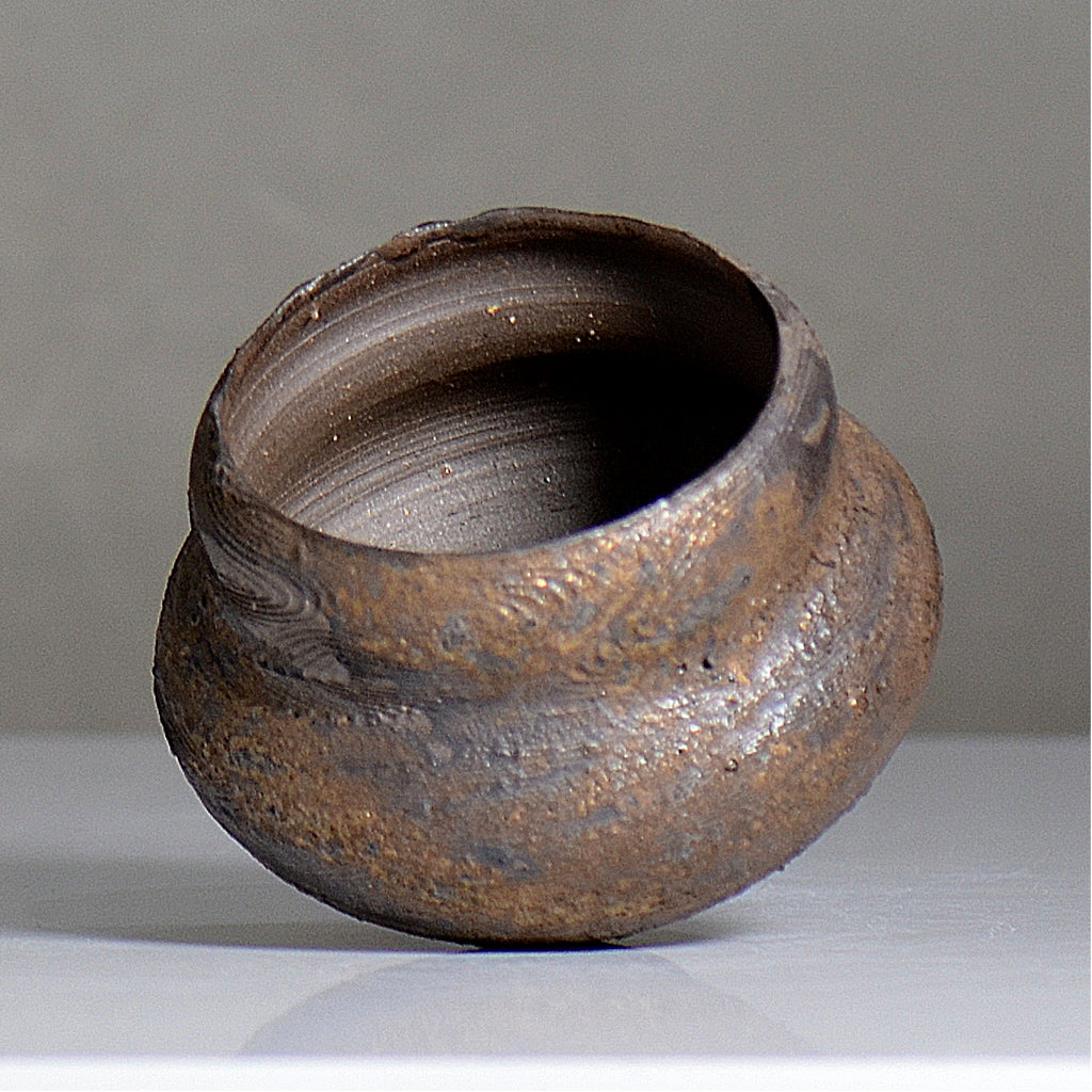 陶房KIBI  / 金泥  /  tk2_kd06_s / 約 φ9.3cm / 植木鉢