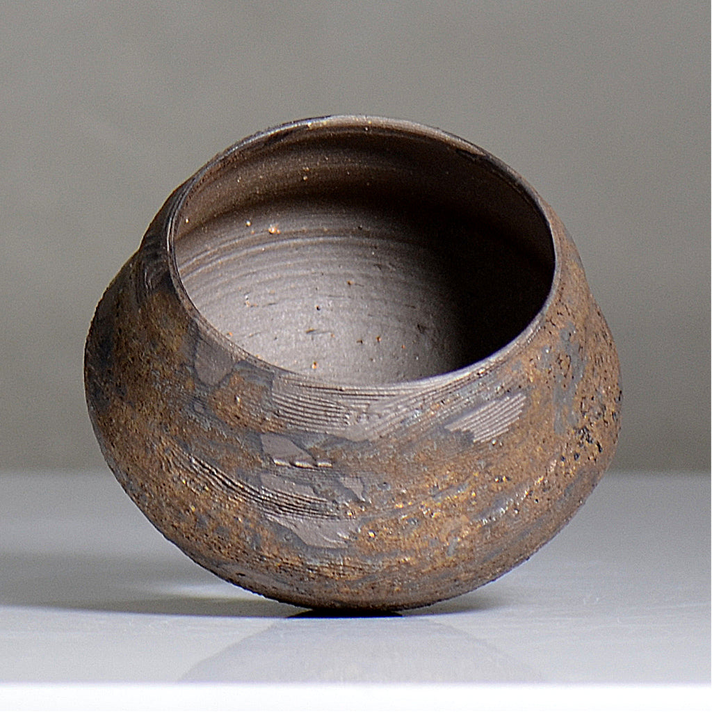 陶房KIBI  / 金泥  /  tk2_kd07_s / 約 φ9.7cm / 植木鉢