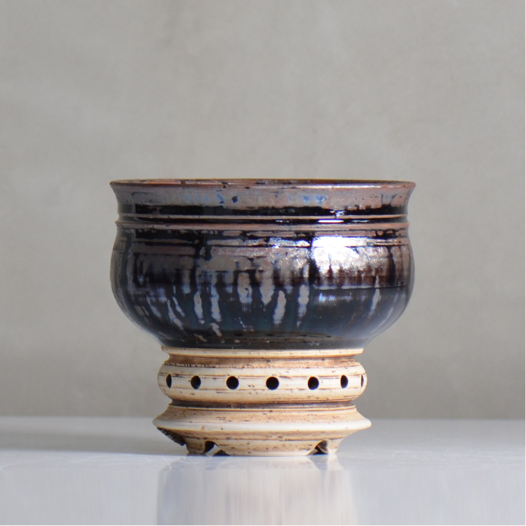 陶房Kibi / ライツ / M / tk2_li02_s /約 φ12cm / 植木鉢