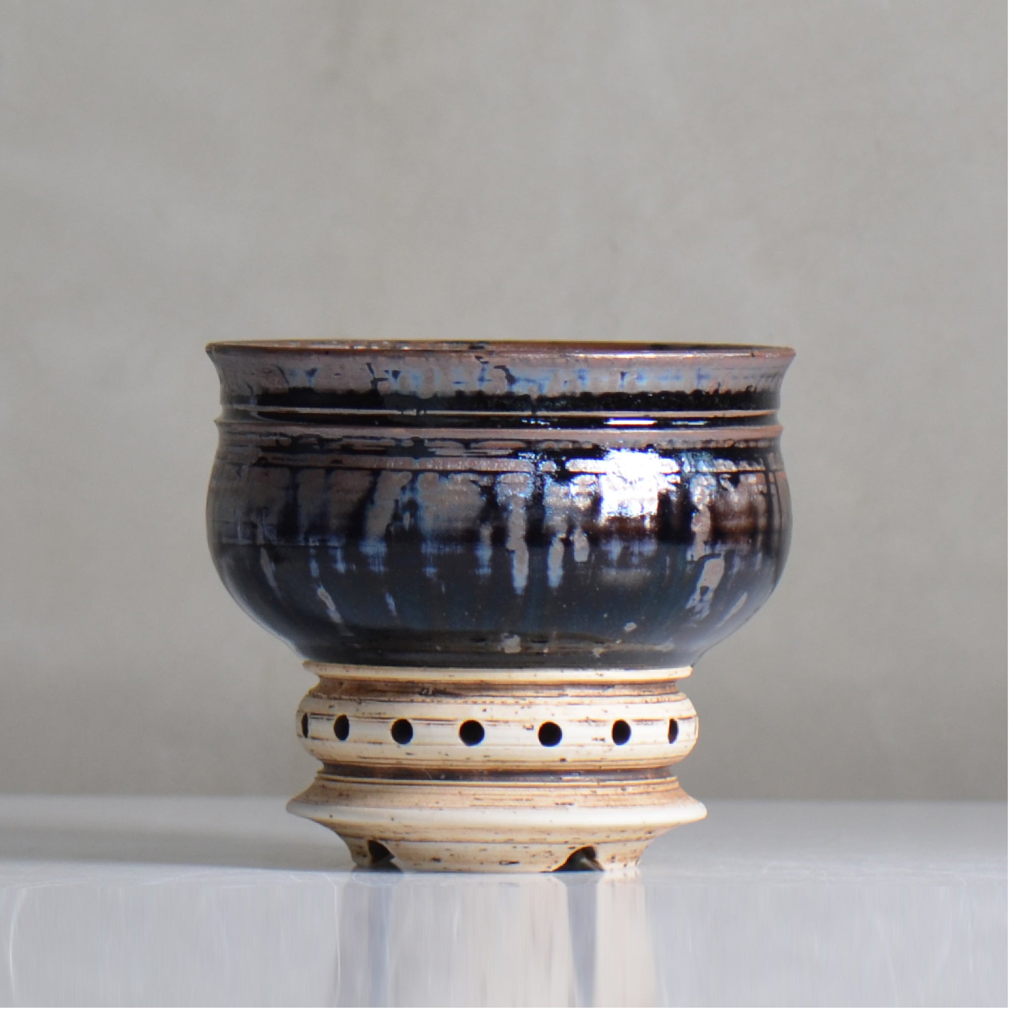 陶房Kibi / ライツ / M / tk2_li02_s /約 φ12cm / 植木鉢