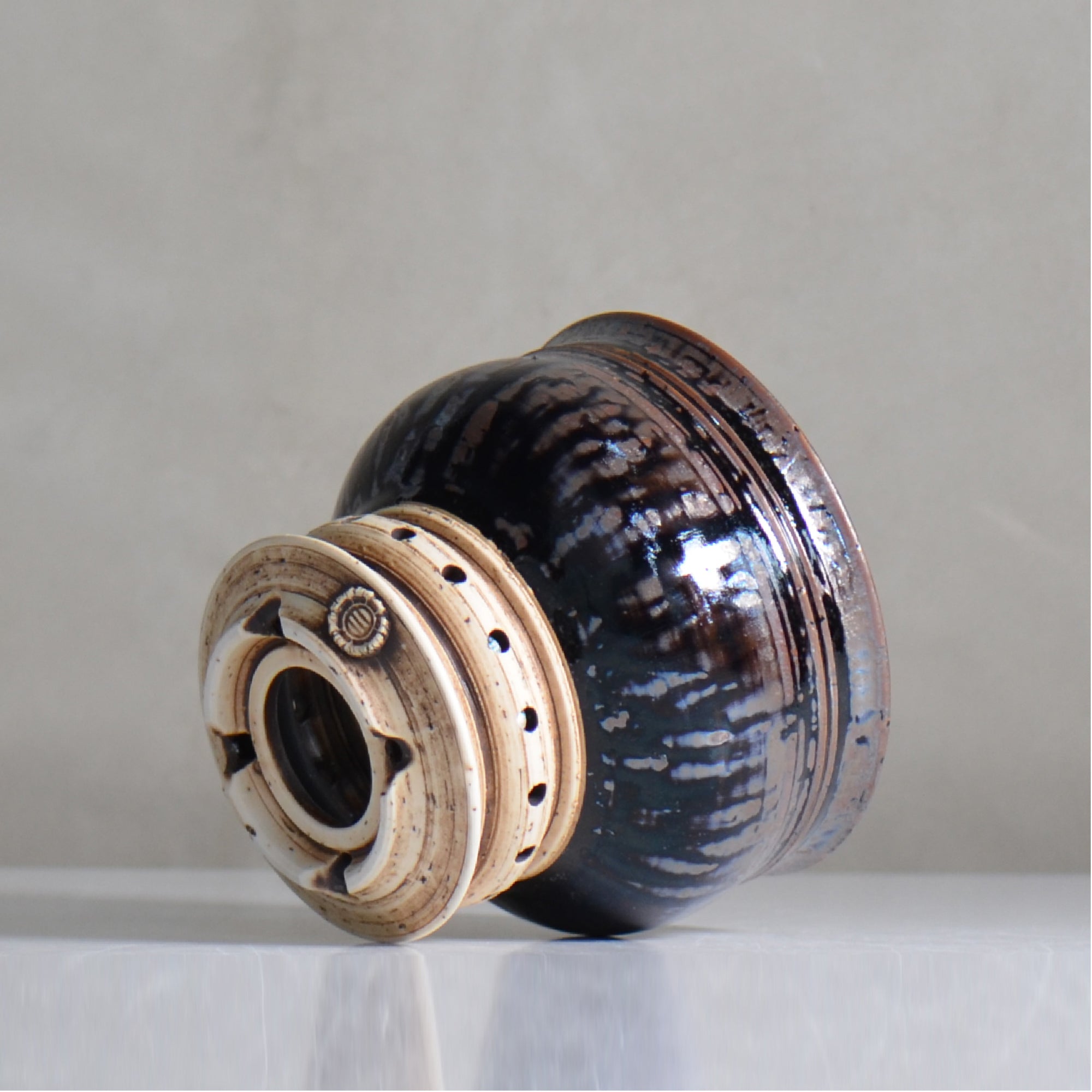 陶房Kibi / ライツ / M / tk2_li02_s /約 φ12cm / 植木鉢