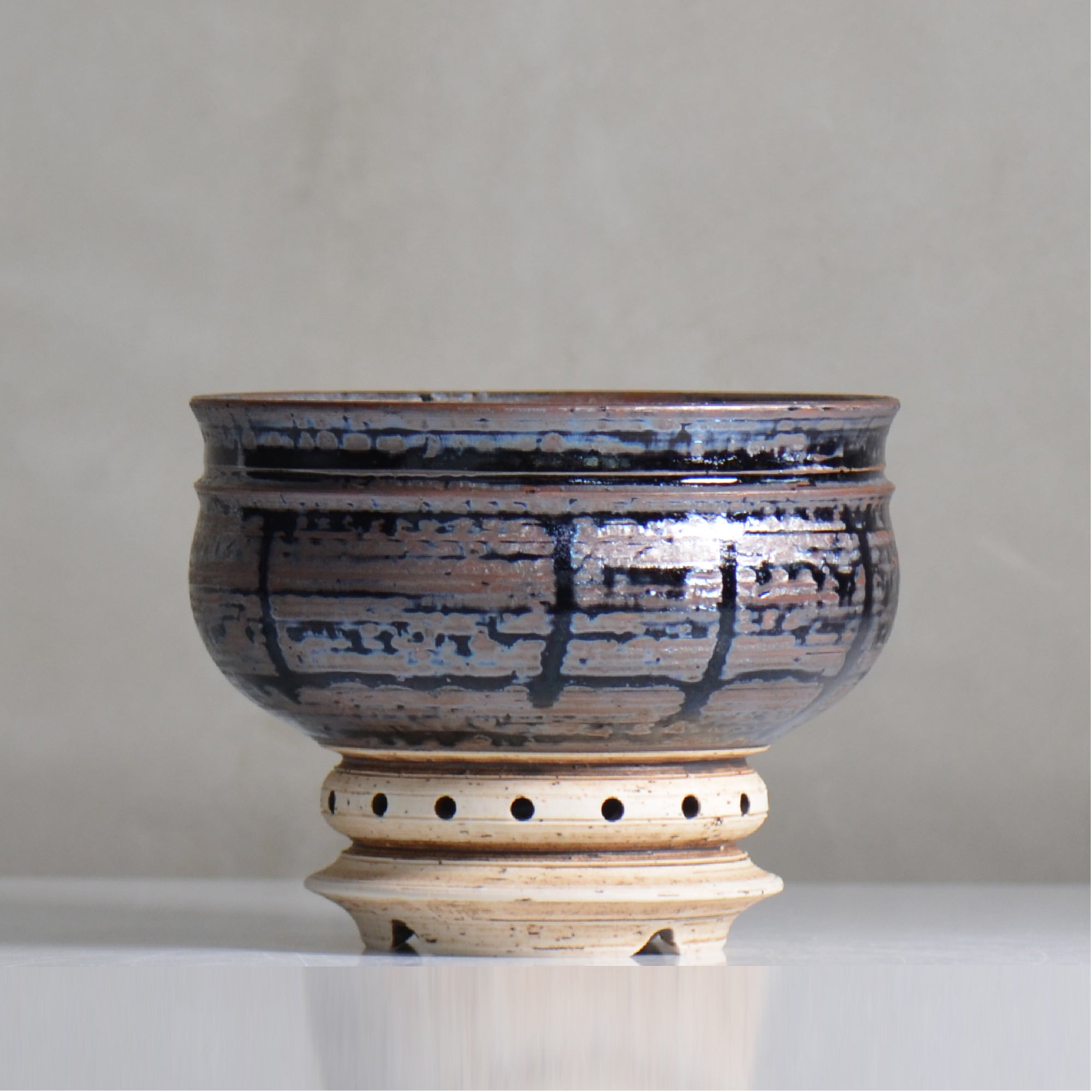 陶房Kibi / ライツ / L / tk2_li03_l / 約 φ15.5cm / 植木鉢
