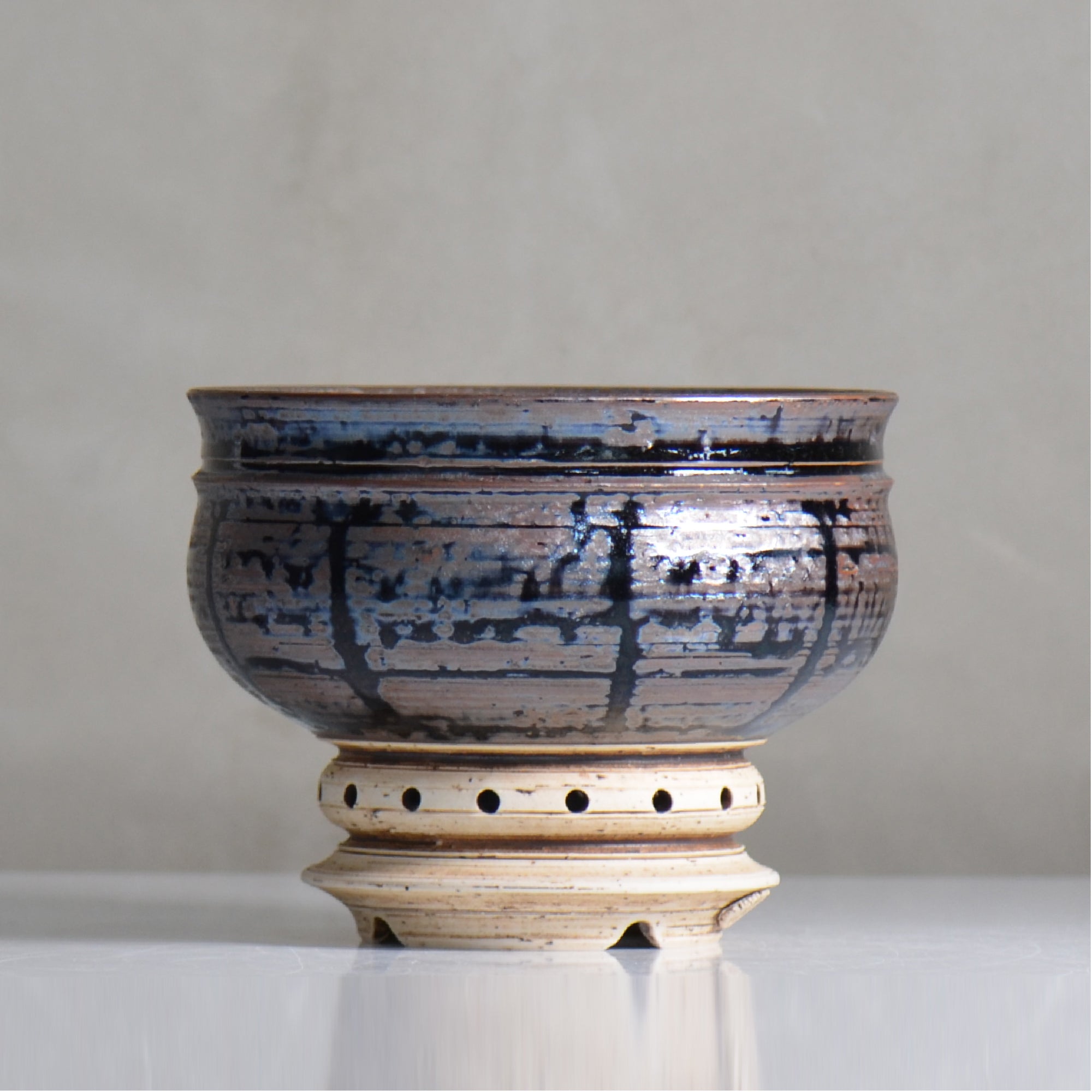 陶房Kibi / ライツ / L / tk2_li03_l / 約 φ15.5cm / 植木鉢