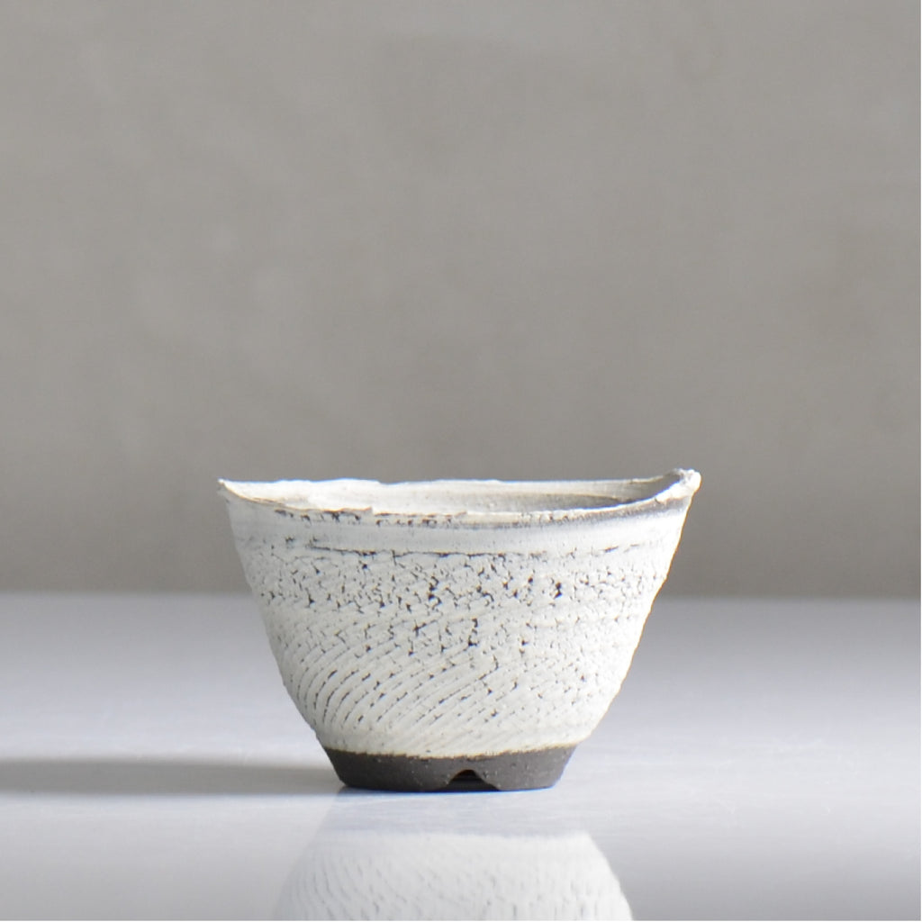 陶房Kibi / シュレッド/ tk2_sd02_s  / 約 φ9cm / 植木鉢
