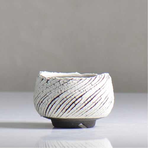 陶房Kibi / シュレッド/ tk2_sd03_xs  / 約 φ7cm / 植木鉢