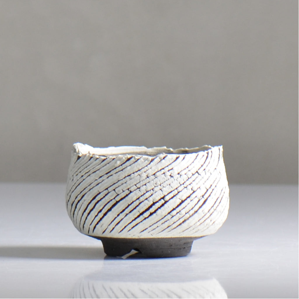 陶房Kibi / シュレッド/ tk2_sd03_xs  / 約 φ7cm / 植木鉢