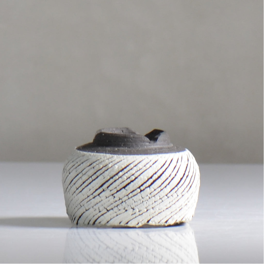 陶房Kibi / シュレッド/ tk2_sd03_xs  / 約 φ7cm / 植木鉢