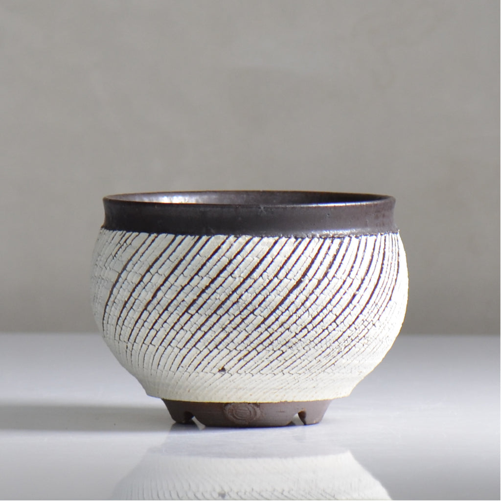 陶房Kibi / シュレッド/tk2_sd05_s  / 約 φ12cm / 植木鉢