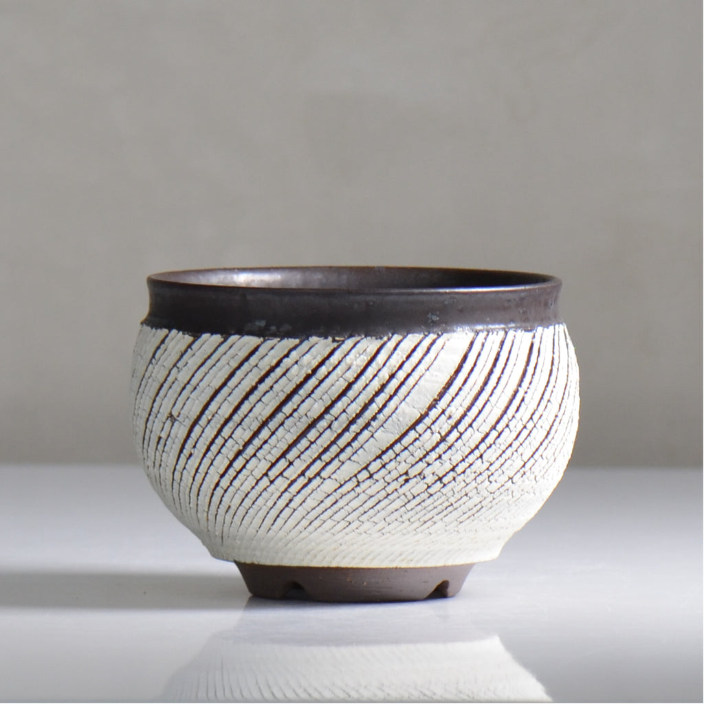 陶房Kibi / シュレッド/tk2_sd05_s  / 約 φ12cm / 植木鉢