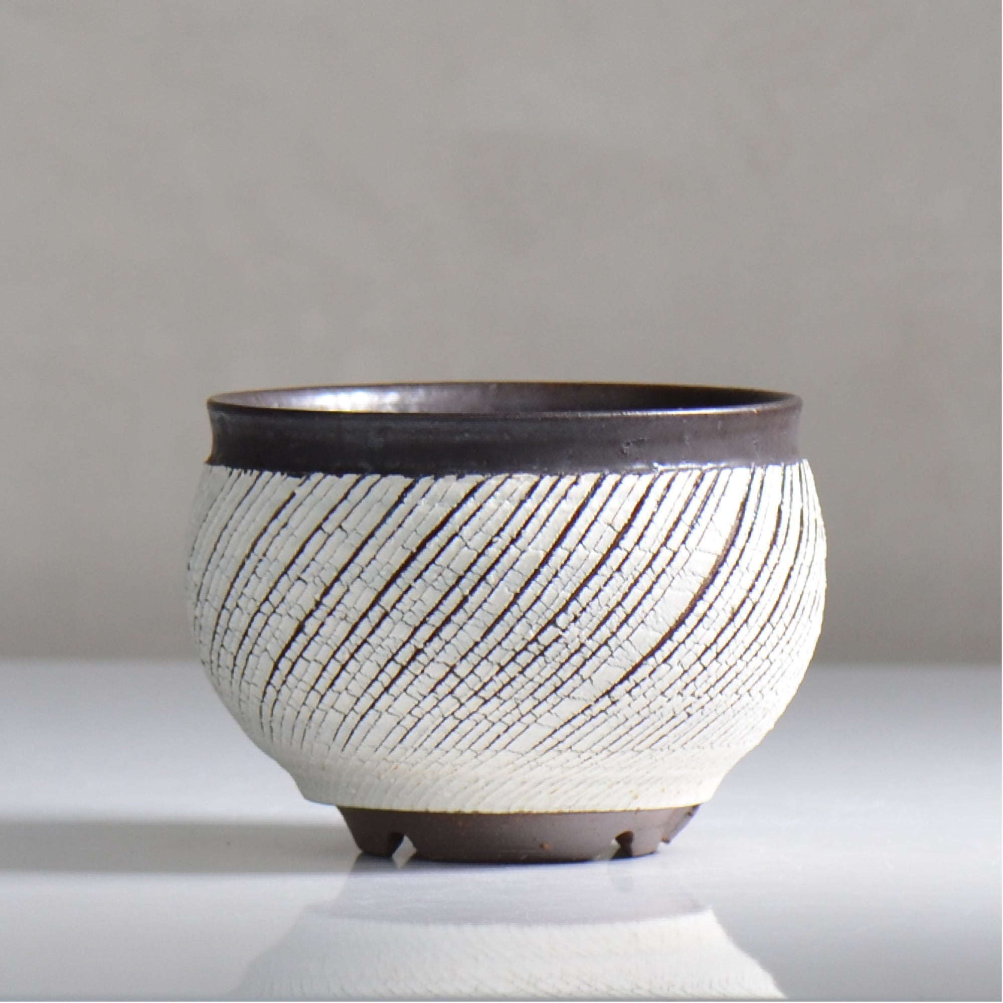 陶房Kibi / シュレッド/tk2_sd05_s  / 約 φ12cm / 植木鉢
