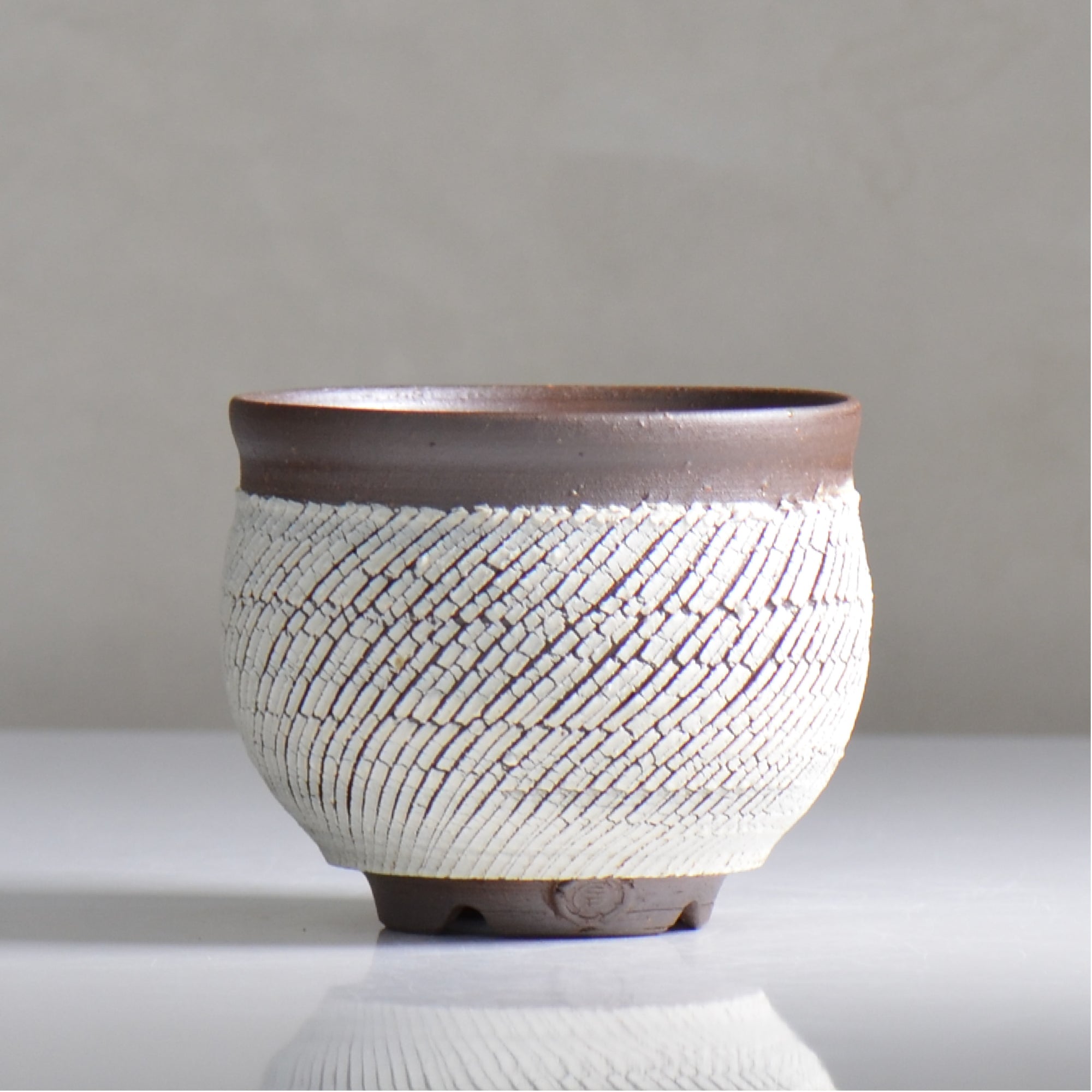 陶房Kibi / シュレッド/tk2_sd06_s  / 約 φ11.7cm / 植木鉢