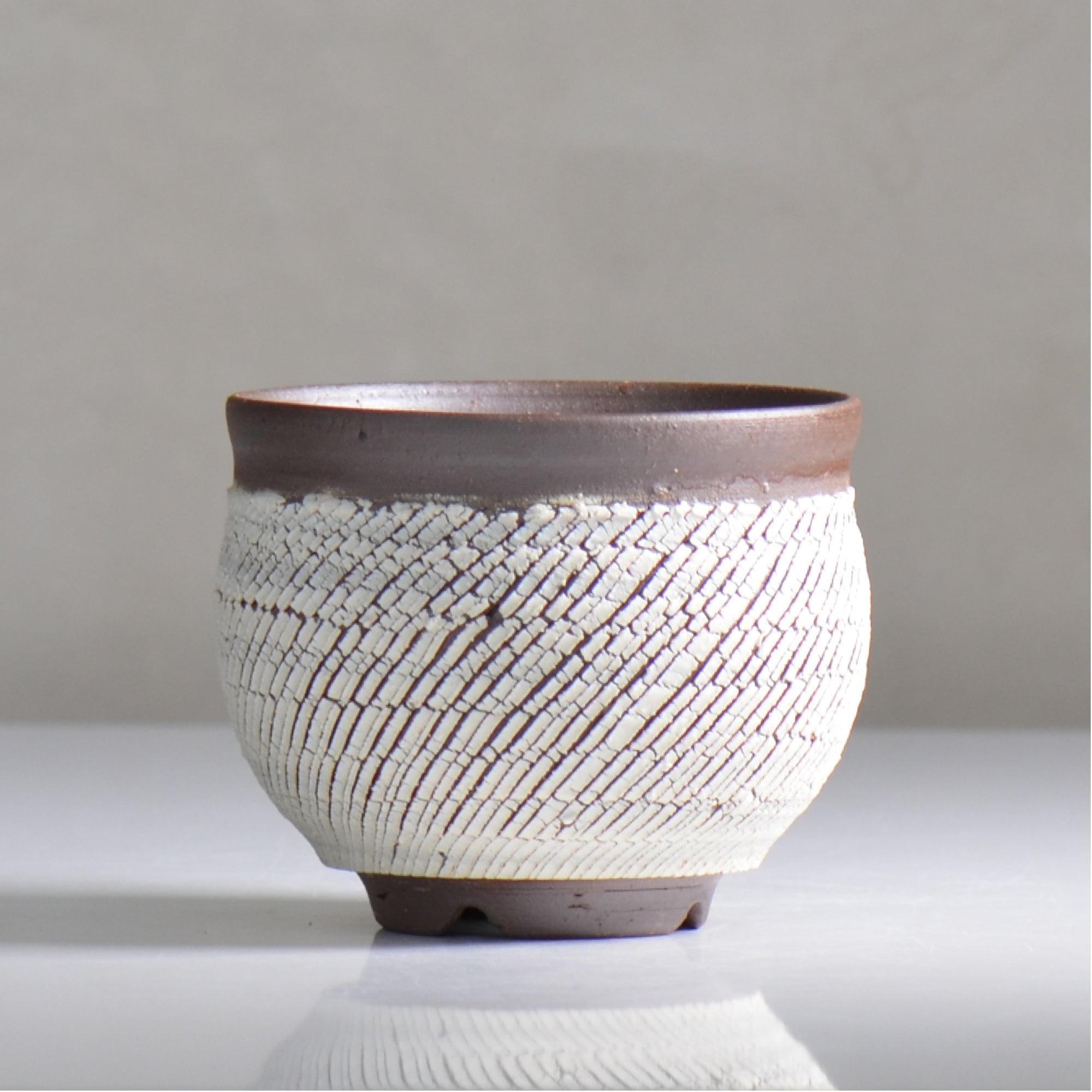 陶房Kibi / シュレッド/tk2_sd06_s / 約 φ11.7cm / 植木鉢 – ハチラボ