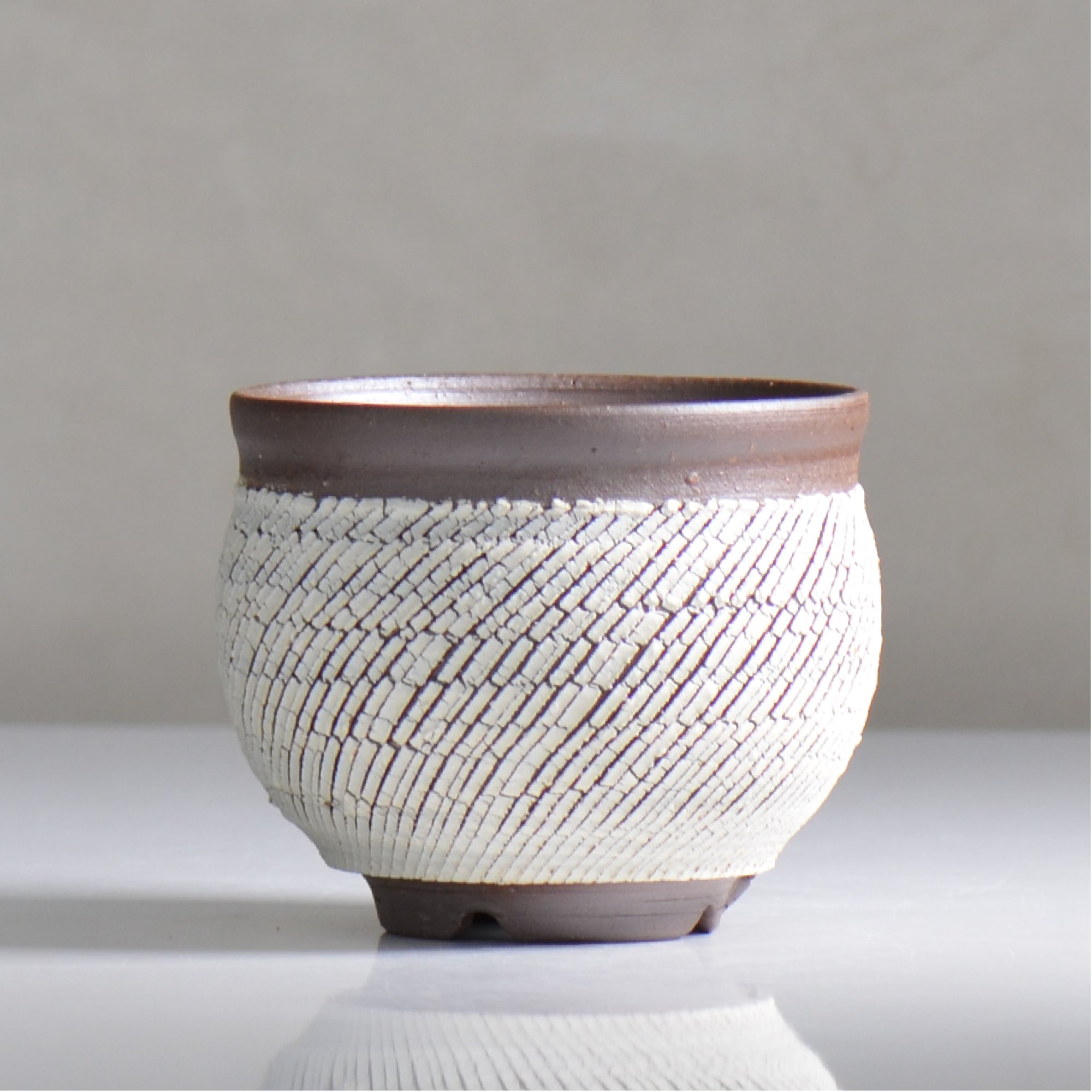 陶房Kibi / シュレッド/tk2_sd06_s / 約 φ11.7cm / 植木鉢 – ハチラボ
