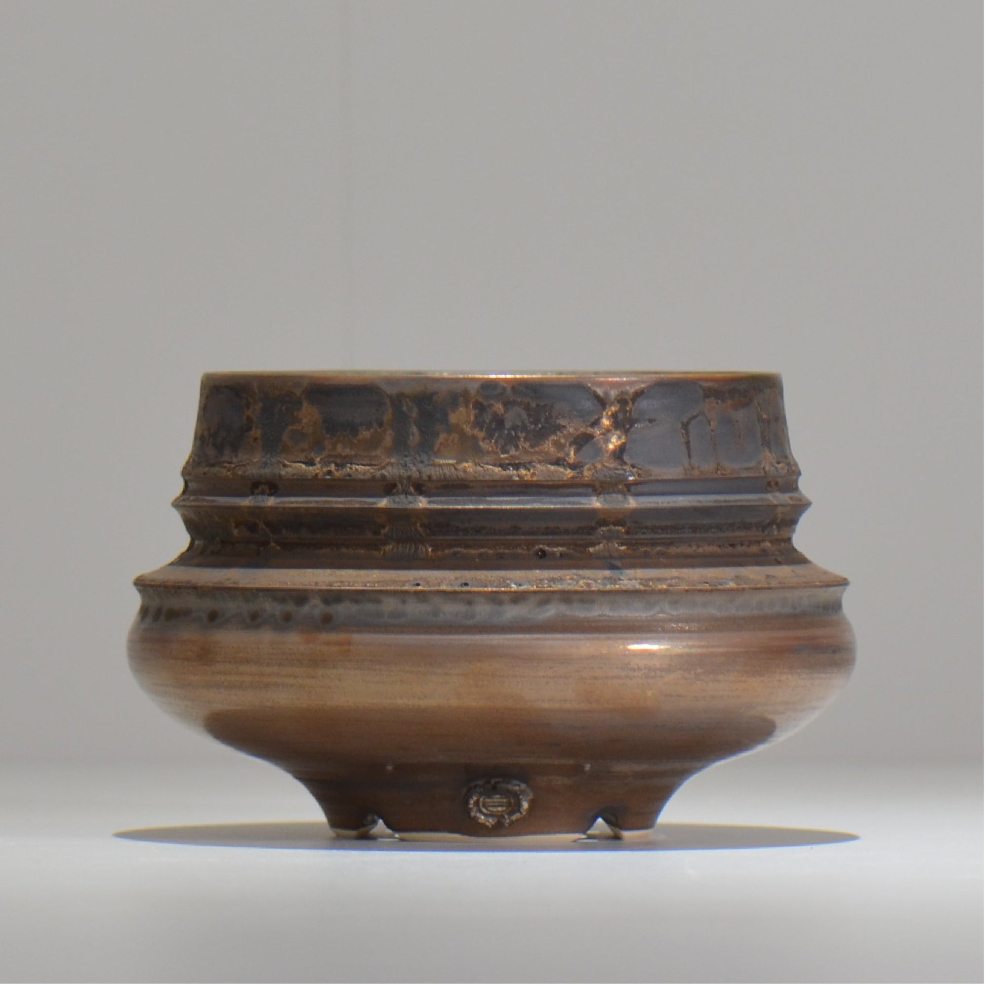 陶房Kibi / スムースエッジ /tk_jb01_m  / 約 φ12.5cm / 植木鉢