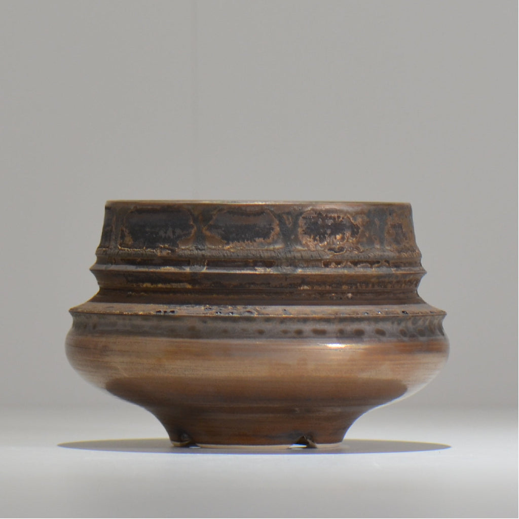 陶房Kibi / スムースエッジ /tk_jb01_m  / 約 φ12.5cm / 植木鉢
